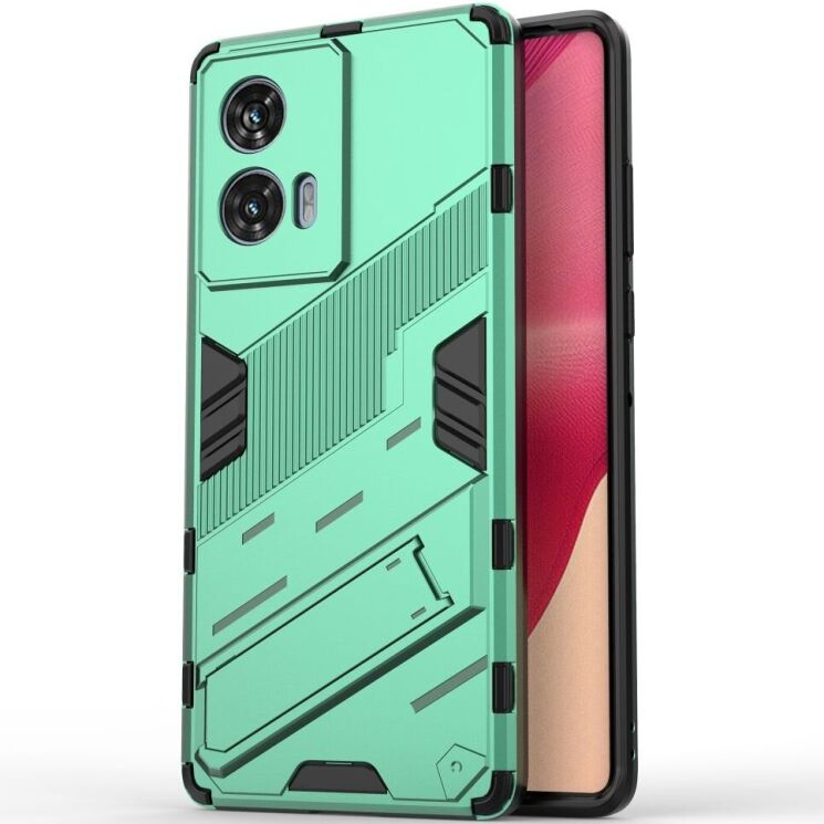 Защитный чехол Deexe Bibercas для Motorola Edge 50 Fusion - Green: фото 1 из 7
