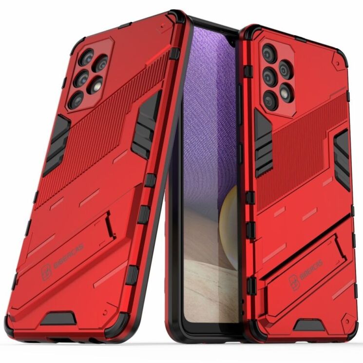 Защитный чехол Deexe Bibercas для Samsung Galaxy A32 (А325) - Red: фото 1 из 11