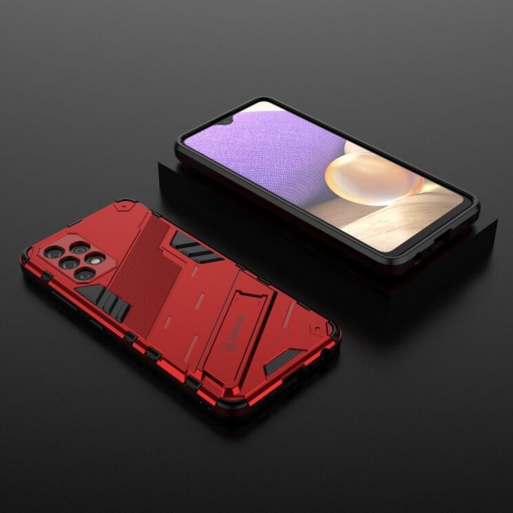Защитный чехол Deexe Bibercas для Samsung Galaxy A32 (А325) - Red: фото 5 из 11