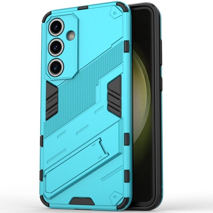 Защитный чехол Deexe Bibercas для Samsung Galaxy S24 FE (S721) - Baby Blue: фото 2 из 7