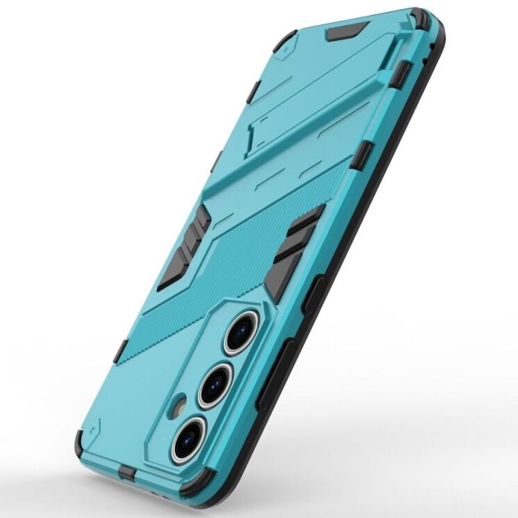 Защитный чехол Deexe Bibercas для Samsung Galaxy S24 FE (S721) - Baby Blue: фото 4 из 7