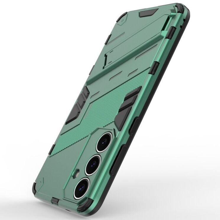 Защитный чехол Deexe Bibercas для Samsung Galaxy S25 Plus (S936) - Green: фото 3 из 7