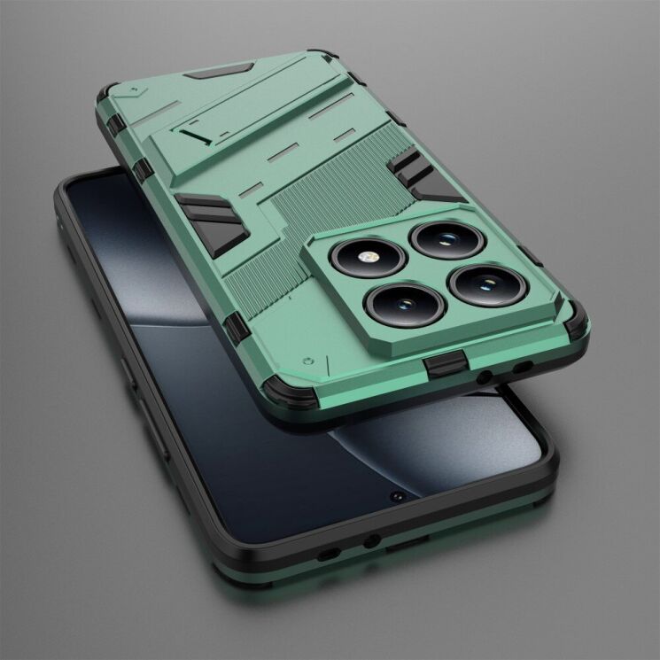Защитный чехол Deexe Bibercas для Xiaomi 14T Pro - Green: фото 4 из 6
