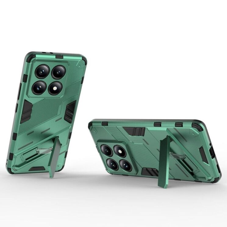 Защитный чехол Deexe Bibercas для Xiaomi 14T Pro - Green: фото 2 из 6