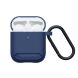 Защитный чехол Deexe Carbon Case для Apple AirPods 1 / 2 - Blue (204519L). Фото 7 из 18
