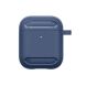 Защитный чехол Deexe Carbon Case для Apple AirPods 1 / 2 - Blue (204519L). Фото 2 из 18