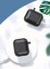 Защитный чехол Deexe Carbon Case для Apple AirPods 1 / 2 - Blue (204519L). Фото 17 из 18