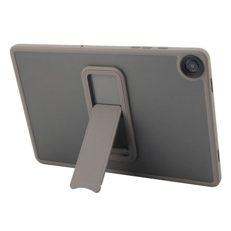Защитный чехол Deexe Crystal Kickstand для Samsung Galaxy Tab A9 Plus (X210/216) - Grey: фото 2 из 12