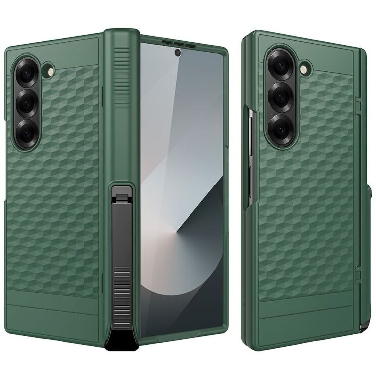 Защитный чехол Deexe Cube для Samsung Galaxy Fold 6 - Green: фото 1 из 12