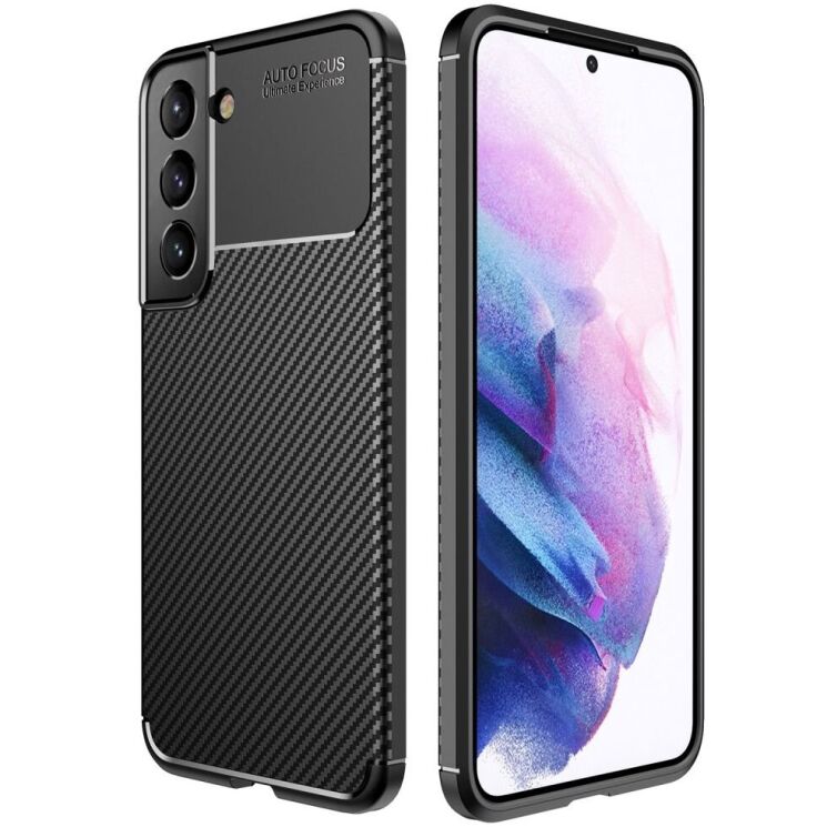 Захисний чохол Deexe Fusion для Samsung Galaxy S22 Plus - Black: фото 1 з 11