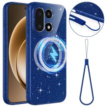 Защитный чехол Deexe Glitter Case with MagSafe для OnePlus 15 - Blue: фото 1 из 7