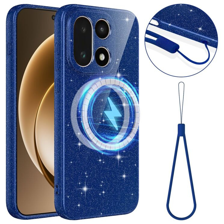 Защитный чехол Deexe Glitter Case with MagSafe для OnePlus 15 - Blue (391374L) Защитный чехол Deexe Glitter Case with MagSafe для OnePlus 15 - Blue: фото 1 из 7