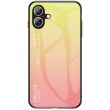 Защитный чехол Deexe Gradient Color для Apple iPhone 16 - Yellow (360760Y)
