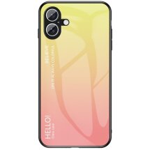 Защитный чехол Deexe Gradient Color для Apple iPhone 16 - Yellow: фото 1 из 7