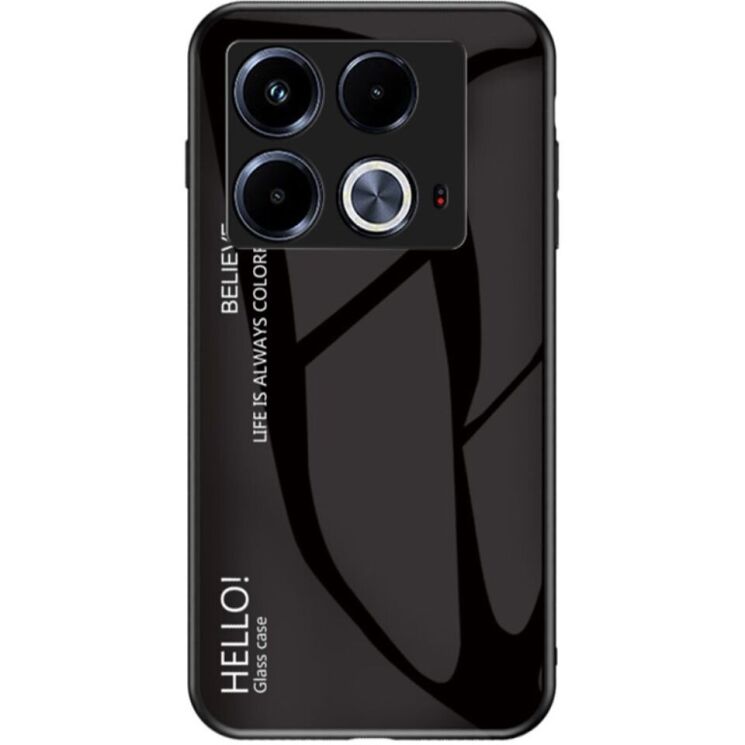 Защитный чехол Deexe Gradient Color для Infinix Note 40 - Black: фото 1 из 7