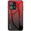Защитный чехол Deexe Gradient Color для Motorola Edge 40 Neo - Red / Black (340030BR)