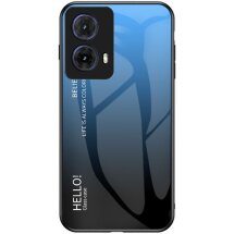 Защитный чехол Deexe Gradient Color для Motorola Moto G85 - Blue / Black: фото 1 из 11