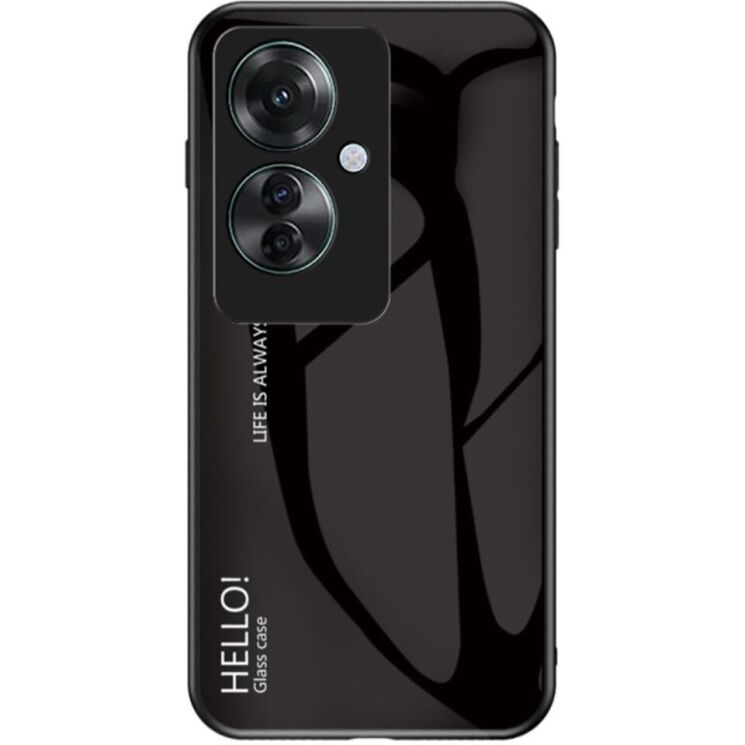 Защитный чехол Deexe Gradient Color для OPPO Reno 11F - Black: фото 1 из 7