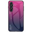 Защитный чехол Deexe Gradient Color для Samsung Galaxy S24 - Rose (343567M)