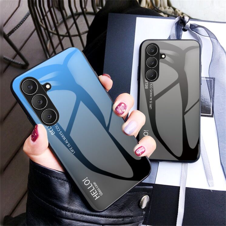 Защитный чехол Deexe Gradient Color для Samsung Galaxy S26 FE - Pink / Blue (412752PL) Защитный чехол Deexe Gradient Color для Samsung Galaxy S26 FE - Pink / Blue: фото 5 из 6
