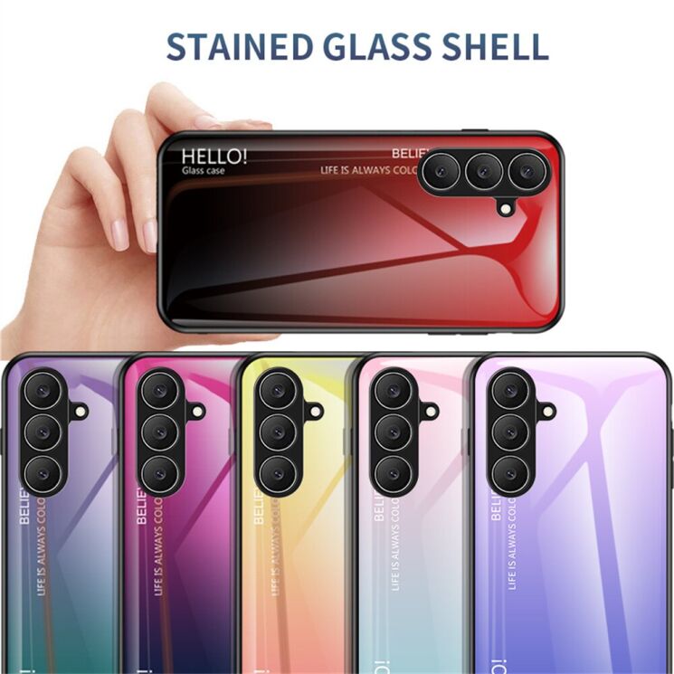 Защитный чехол Deexe Gradient Color для Samsung Galaxy S26 FE - Pink / Blue (412752PL) Защитный чехол Deexe Gradient Color для Samsung Galaxy S26 FE - Pink / Blue: фото 6 из 6