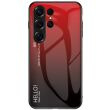 Защитный чехол Deexe Gradient Color для Samsung Galaxy S26 Ultra - Red / Black (404466BR)