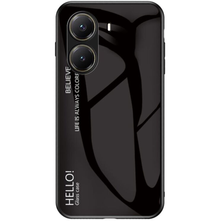Захисний чохол Deexe Gradient Color для Xiaomi Poco X7 Pro - Black: фото 1 з 7