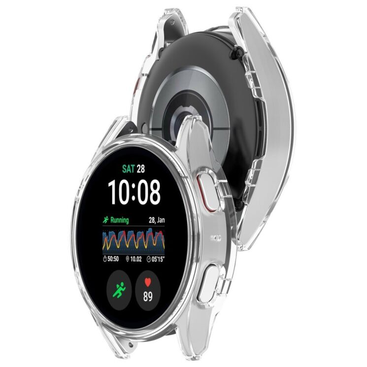 Защитный чехол Deexe Hard Frame для Samsung Galaxy Watch 7 (44mm) - Transparent: фото 6 из 7