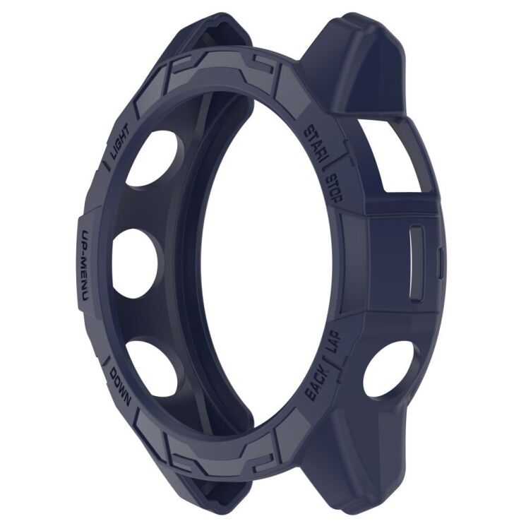 Защитный чехол Deexe Hollow Cover для Garmin Fenix E (47mm) - Midnight Blue: фото 2 из 6