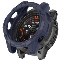 Защитный чехол Deexe Hollow Cover для Garmin Fenix E (47mm) - Midnight Blue: фото 1 из 6