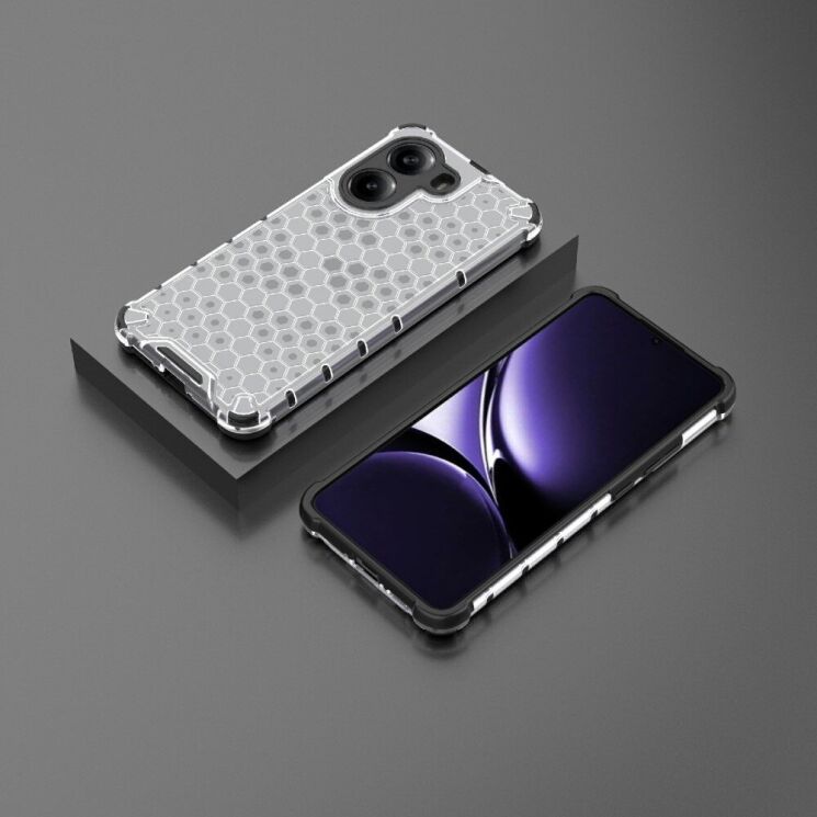 Защитный чехол Deexe Honeycomb Series для Xiaomi Poco X7 Pro - Grey: фото 2 из 5