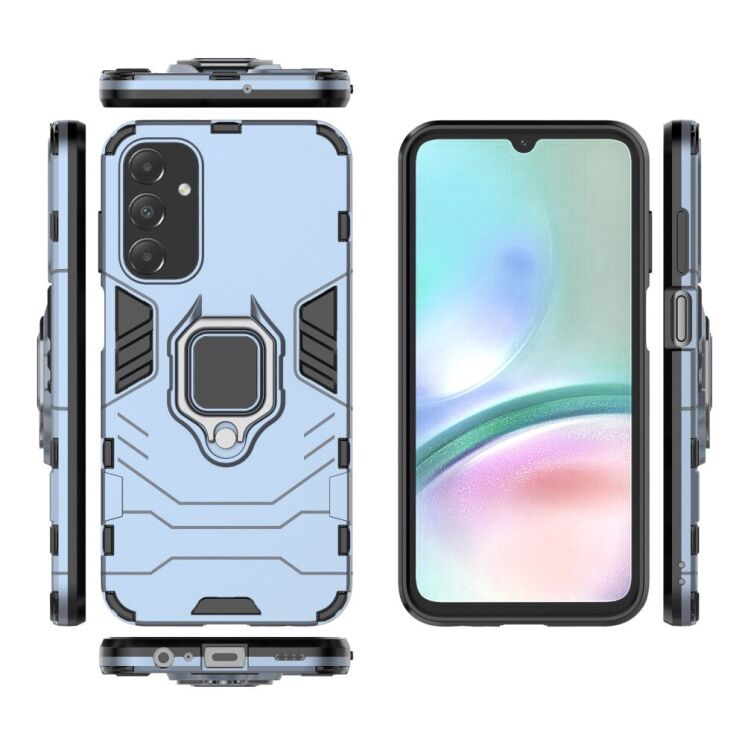Защитный чехол Deexe Hybrid Case для Samsung Galaxy A15 (A155) - Blue: фото 4 из 8