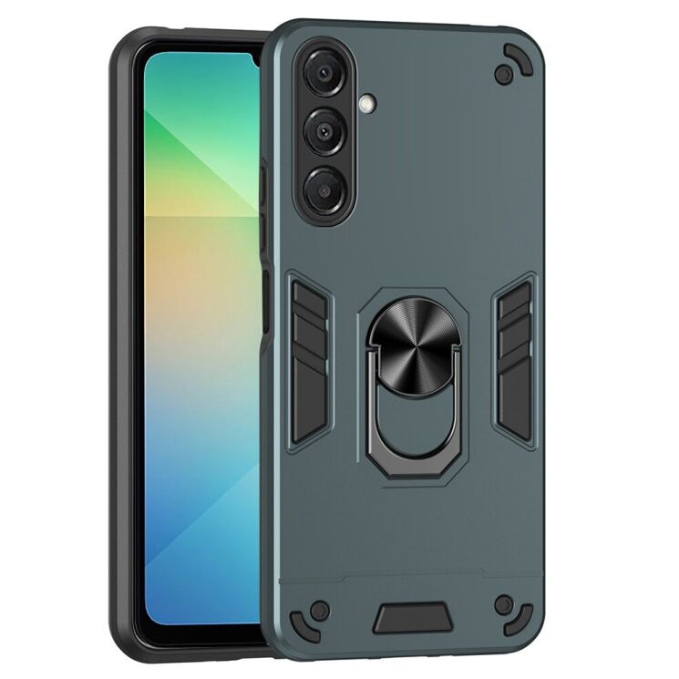 Захисний чохол Deexe Hybrid Shell для Samsung Galaxy A17 (A175) - Green: фото 1 з 7