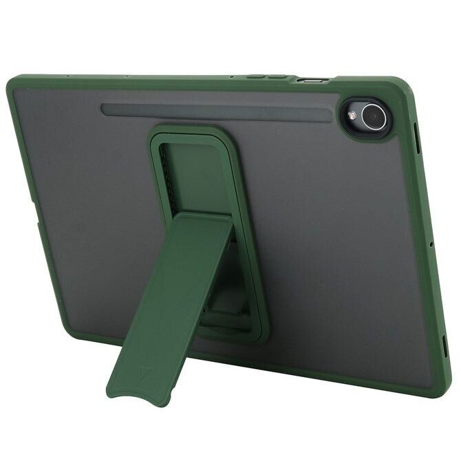 Захисний чохол Deexe Kick Shell для Samsung Galaxy Tab S9 (X710/716) / S9 FE (X510/516) - Green: фото 2 з 10