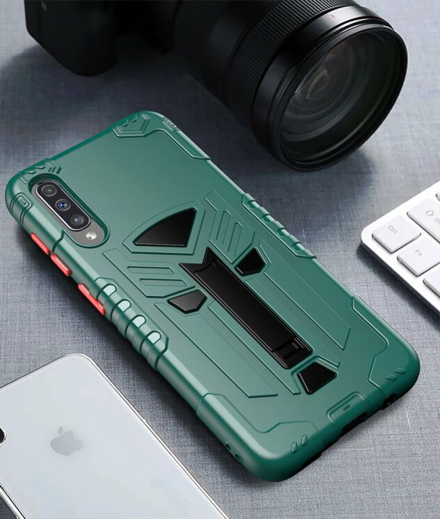 Защитный чехол Deexe King Kong Series для Samsung Galaxy A30s (A307) / A50s (A507) - Green: фото 2 из 11