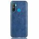 Захисний чохол Deexe Leather Back Cover для Realme C3 - Blue (228002L). Фото 2 з 6