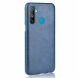 Захисний чохол Deexe Leather Back Cover для Realme C3 - Blue (228002L). Фото 3 з 6