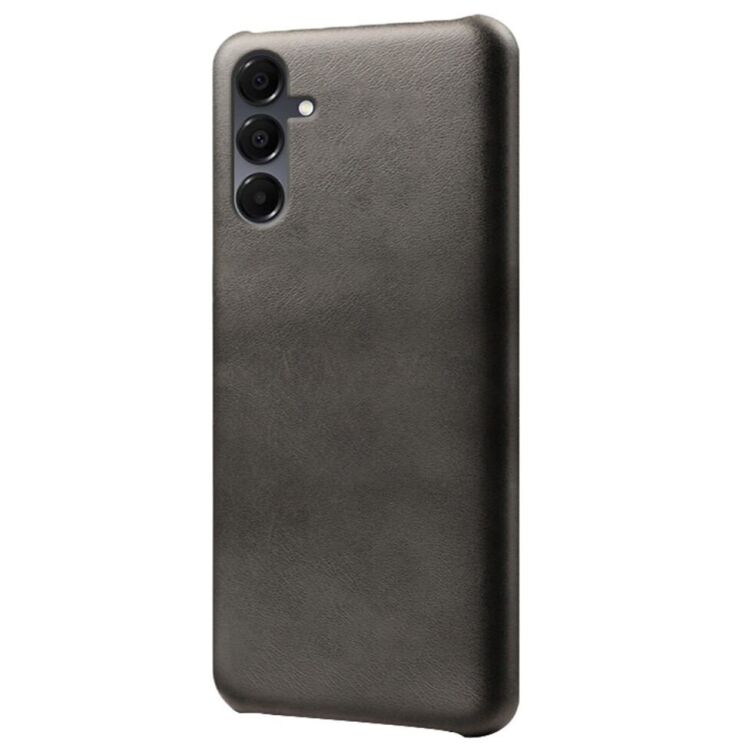 Захисний чохол Deexe Leather Back Cover для Samsung Galaxy A16 (A165) - Black: фото 1 з 4