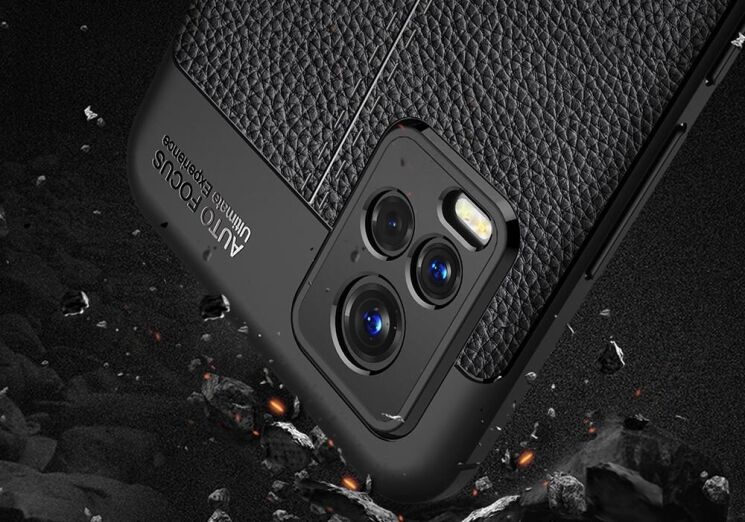 Захисний чохол Deexe Leather Cover для VIVO V20 - Blue: фото 5 з 7