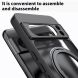 Защитный чехол Deexe Mag Stand для Google Pixel 9 Pro XL - Black (359884B). Фото 3 из 9
