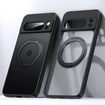 Защитный чехол Deexe Mag Stand для Google Pixel 9 Pro XL - Black: фото 1 из 9