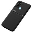 Защитный чехол Deexe Magnetic Grain для Infinix Hot 12i (X665) - Black (305008B)