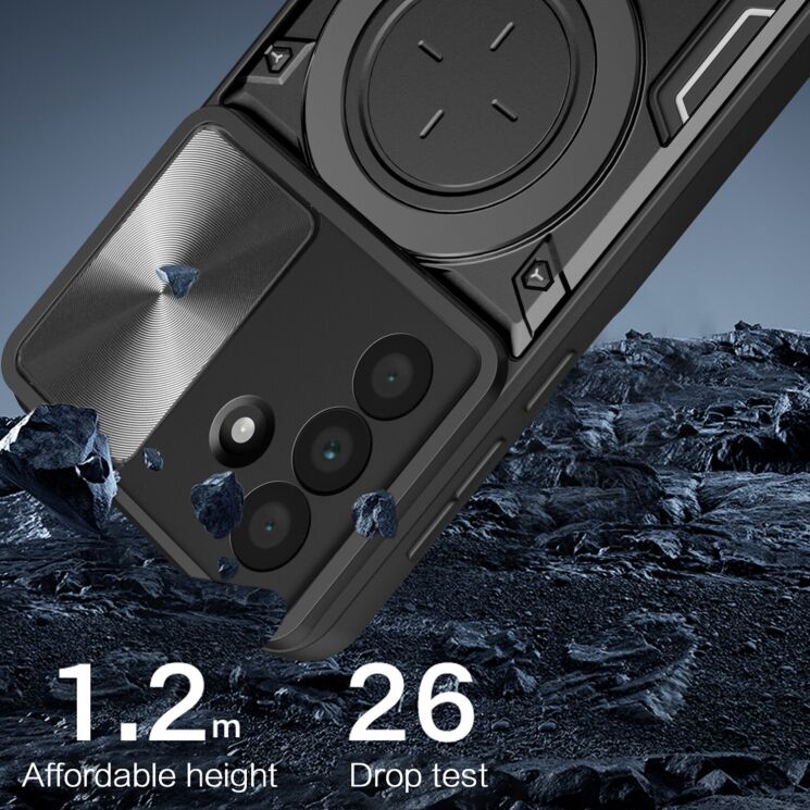 Защитный чехол Deexe Magnetic Space для Samsung Galaxy A37 (A376) - Black (406029B) Защитный чехол Deexe Magnetic Space для Samsung Galaxy A37 (A376) - Black: фото 7 из 7