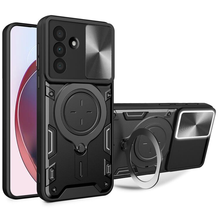 Защитный чехол Deexe Magnetic Space для Samsung Galaxy A37 (A376) - Black (406029B) Защитный чехол Deexe Magnetic Space для Samsung Galaxy A37 (A376) - Black: фото 1 из 7