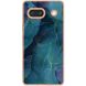 Защитный чехол Deexe Marble Case для Google Pixel 7a - Green (322046G). Фото 2 из 6