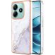 Защитный чехол Deexe Marble Style для Xiaomi Redmi Note 14 Pro 5G / Note 14 Pro Plus / Poco X7 - White (373258W). Фото 1 из 6