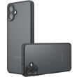 Защитный чехол Deexe Matte Skin для Samsung Galaxy A06 (A065) - Transparent / Black (365157H)