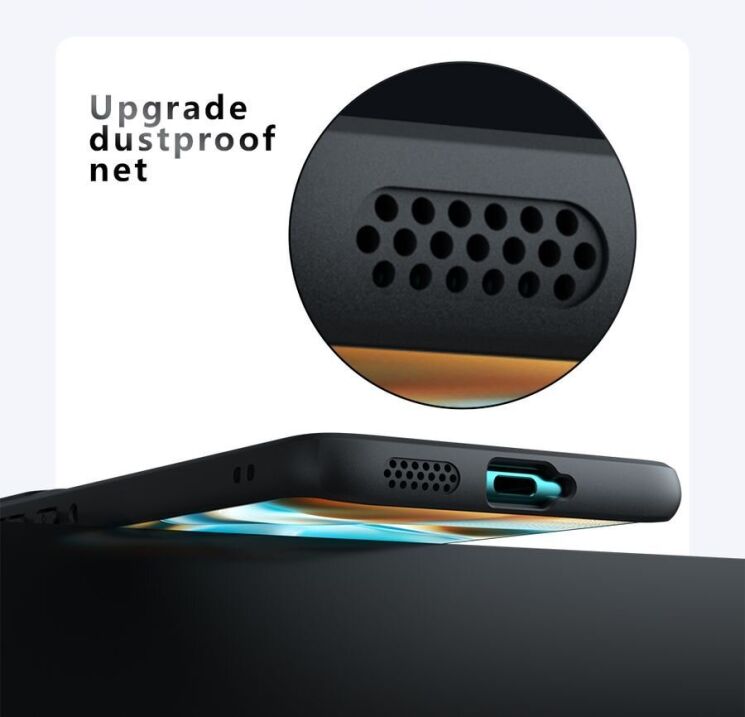 Защитный чехол Deexe Matte Skin with MagSafe для Motorola Edge 60 / Edge 60 Fusion - Black: фото 13 из 20