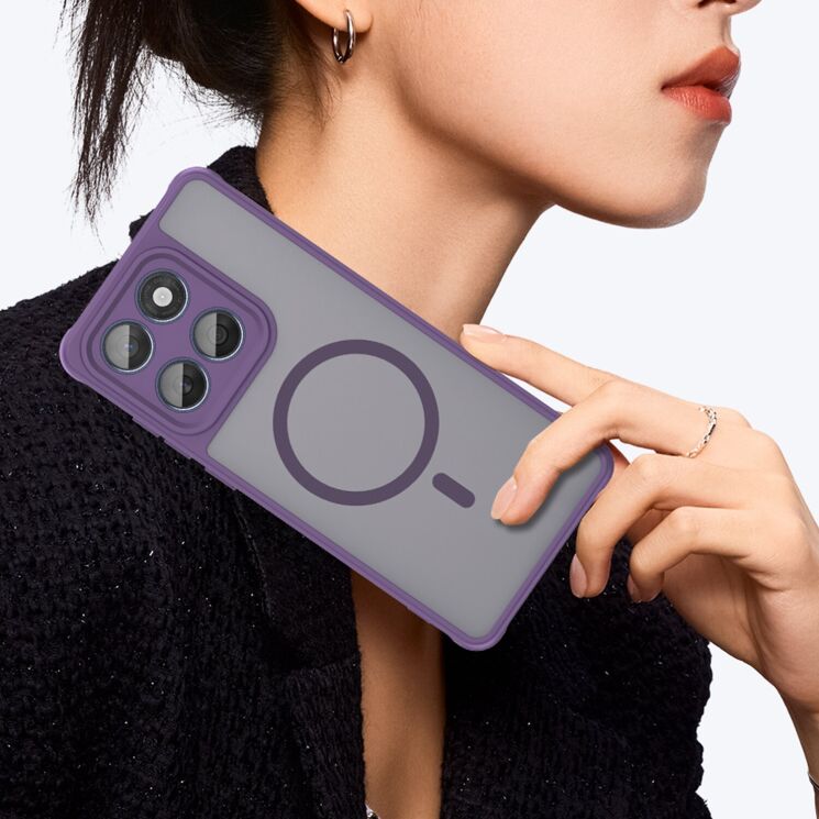 Захисний чохол Deexe Matte Skin with MagSafe для Motorola Signature - Black: фото 8 з 8