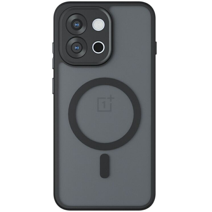 Захисний чохол Deexe Matte Skin with MagSafe для OnePlus 13T - Black: фото 2 з 11